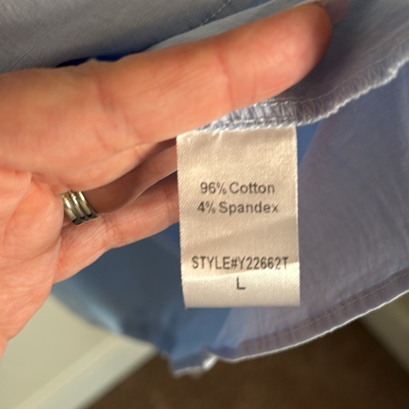 Pomander Place Sky Blue Drop Waist Mini Dress Size Large - Picture 4 of 6